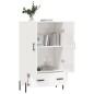 vidaXL Highboard Hochglanz-Weiß 69,5x31x115 cm Holzwerkstoff vidaXL Highboard Hochglanz-Weiß 69,5x31x115 cm Holzwerkstoff