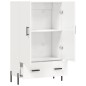 vidaXL Highboard Hochglanz-Weiß 69,5x31x115 cm Holzwerkstoff vidaXL Highboard Hochglanz-Weiß 69,5x31x115 cm Holzwerkstoff