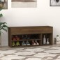 vidaXL Schuhbank Braun Eichen-Optik 105x30x45 cm Holzwerkstoff vidaXL Schuhbank Braun Eichen-Optik 105x30x45 cm Holzwerkstoff