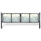 vidaXL Zauntor (Einzeltor) Schwarz 300x150 cm vidaXL Zauntor (Einzeltor) Schwarz 300x150 cm