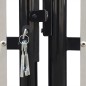 vidaXL Zauntor (Einzeltor) Schwarz 300x150 cm vidaXL Zauntor (Einzeltor) Schwarz 300x150 cm
