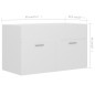 vidaXL Waschbeckenunterschrank Weiß 80x38,5x46 cm Holzwerkstoff vidaXL Waschbeckenunterschrank Weiß 80x38,5x46 cm Holzwerkstoff