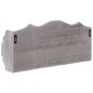 vidaXL Wandgarderobe Grau 50×10×23 cm Holz vidaXL Wandgarderobe Grau 50×10×23 cm Holz