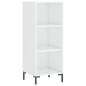 vidaXL Sideboard Hochglanz-Weiß 34,5x32,5x90 cm Holzwerkstoff vidaXL Sideboard Hochglanz-Weiß 34,5x32,5x90 cm Holzwerkstoff