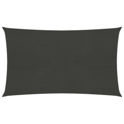vidaXL Sonnensegel 160 g/m² Anthrazit 3x5 m HDPE 