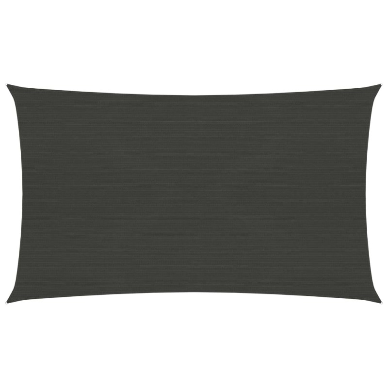 vidaXL Sonnensegel 160 g/m² Anthrazit 3x5 m HDPE vidaXL Sonnensegel 160 g/m² Anthrazit 3x5 m HDPE