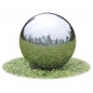 vidaXL Garten-Springbrunnen Sphäre mit LEDs Edelstahl 20 cm vidaXL Garten-Springbrunnen Sphäre mit LEDs Edelstahl 20 cm
