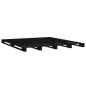 vidaXL Palettenbett Schwarz 160x200 cm Massivholz Kiefer vidaXL Palettenbett Schwarz 160x200 cm Massivholz Kiefer