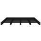 vidaXL Palettenbett Schwarz 160x200 cm Massivholz Kiefer vidaXL Palettenbett Schwarz 160x200 cm Massivholz Kiefer