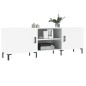 vidaXL TV-Schrank Hochglanz-Weiß 150x30x50 cm Holzwerkstoff vidaXL TV-Schrank Hochglanz-Weiß 150x30x50 cm Holzwerkstoff