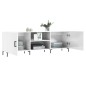 vidaXL TV-Schrank Hochglanz-Weiß 150x30x50 cm Holzwerkstoff vidaXL TV-Schrank Hochglanz-Weiß 150x30x50 cm Holzwerkstoff