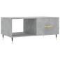 vidaXL Couchtisch Betongrau 90x50x40 cm Holzwerkstoff vidaXL Couchtisch Betongrau 90x50x40 cm Holzwerkstoff