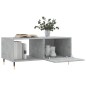 vidaXL Couchtisch Betongrau 90x50x40 cm Holzwerkstoff vidaXL Couchtisch Betongrau 90x50x40 cm Holzwerkstoff