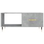 vidaXL Couchtisch Betongrau 90x50x40 cm Holzwerkstoff vidaXL Couchtisch Betongrau 90x50x40 cm Holzwerkstoff