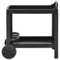 vidaXL Getränkewagen Anthrazit 69×53×72 cm Kunststoff vidaXL Getränkewagen Anthrazit 69×53×72 cm Kunststoff
