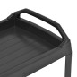vidaXL Getränkewagen Anthrazit 69×53×72 cm Kunststoff vidaXL Getränkewagen Anthrazit 69×53×72 cm Kunststoff