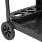 vidaXL Getränkewagen Anthrazit 69×53×72 cm Kunststoff vidaXL Getränkewagen Anthrazit 69×53×72 cm Kunststoff