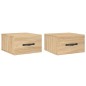 vidaXL Wand-Nachttische 2 Stk. Sonoma-Eiche 35x35x20 cm vidaXL Wand-Nachttische 2 Stk. Sonoma-Eiche 35x35x20 cm