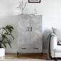 vidaXL Highboard Betongrau 69,5x31x115 cm Holzwerkstoff vidaXL Highboard Betongrau 69,5x31x115 cm Holzwerkstoff