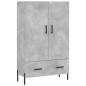 vidaXL Highboard Betongrau 69,5x31x115 cm Holzwerkstoff vidaXL Highboard Betongrau 69,5x31x115 cm Holzwerkstoff