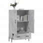 vidaXL Highboard Betongrau 69,5x31x115 cm Holzwerkstoff vidaXL Highboard Betongrau 69,5x31x115 cm Holzwerkstoff