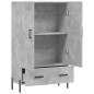 vidaXL Highboard Betongrau 69,5x31x115 cm Holzwerkstoff vidaXL Highboard Betongrau 69,5x31x115 cm Holzwerkstoff