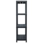Lagerregale 5 Stk. Schwarz 60 x 30 x 138 cm Kunststoff Lagerregale 5 Stk. Schwarz 60 x 30 x 138 cm Kunststoff