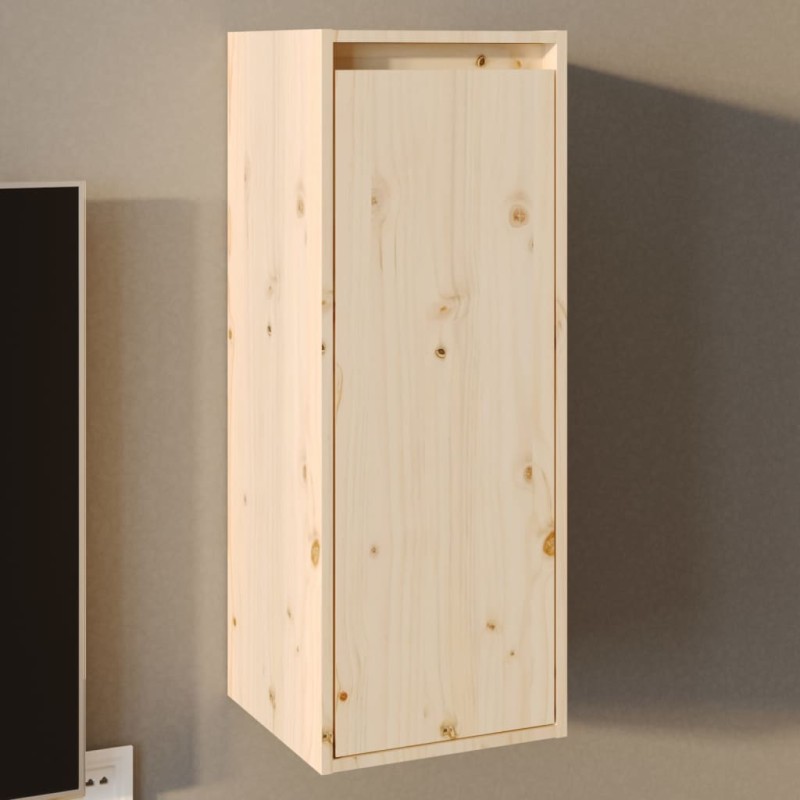 vidaXL Wandschrank 30x30x80 cm Massivholz Kiefer vidaXL Wandschrank 30x30x80 cm Massivholz Kiefer