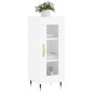 vidaXL Sideboard Hochglanz-Weiß 34,5x34x90 cm Holzwerkstoff vidaXL Sideboard Hochglanz-Weiß 34,5x34x90 cm Holzwerkstoff