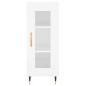 vidaXL Sideboard Hochglanz-Weiß 34,5x34x90 cm Holzwerkstoff vidaXL Sideboard Hochglanz-Weiß 34,5x34x90 cm Holzwerkstoff