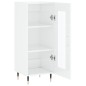 vidaXL Sideboard Hochglanz-Weiß 34,5x34x90 cm Holzwerkstoff vidaXL Sideboard Hochglanz-Weiß 34,5x34x90 cm Holzwerkstoff