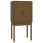 vidaXL Highboard Honigbraun 60x40x120 cm Massivholz Kiefer vidaXL Highboard Honigbraun 60x40x120 cm Massivholz Kiefer