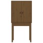 vidaXL Highboard Honigbraun 60x40x120 cm Massivholz Kiefer vidaXL Highboard Honigbraun 60x40x120 cm Massivholz Kiefer