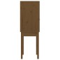 vidaXL Highboard Honigbraun 60x40x120 cm Massivholz Kiefer vidaXL Highboard Honigbraun 60x40x120 cm Massivholz Kiefer