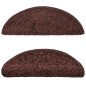vidaXL Treppenmatten 15 Stk. Braun 65x21x4 cm vidaXL Treppenmatten 15 Stk. Braun 65x21x4 cm