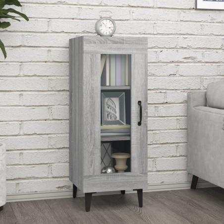 vidaXL Sideboard Grau Sonoma 34,5x34x90 cm Holzwerkstoff