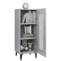 vidaXL Sideboard Grau Sonoma 34,5x34x90 cm Holzwerkstoff vidaXL Sideboard Grau Sonoma 34,5x34x90 cm Holzwerkstoff
