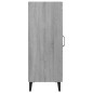 vidaXL Sideboard Grau Sonoma 34,5x34x90 cm Holzwerkstoff vidaXL Sideboard Grau Sonoma 34,5x34x90 cm Holzwerkstoff