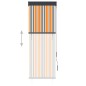 vidaXL Außenrollo 60 x 250 cm Gelb und Blau vidaXL Außenrollo 60 x 250 cm Gelb und Blau