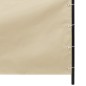 vidaXL Balkon-Sichtschutz Beige 140x240 cm Oxford-Gewebe vidaXL Balkon-Sichtschutz Beige 140x240 cm Oxford-Gewebe
