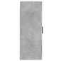 vidaXL Wandschrank Betongrau 34,5x34x90 cm Holzwerkstoff vidaXL Wandschrank Betongrau 34,5x34x90 cm Holzwerkstoff