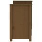 vidaXL Sideboard Honigbraun 164x37x68 cm Massivholz Kiefer vidaXL Sideboard Honigbraun 164x37x68 cm Massivholz Kiefer