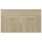 vidaXL Waschbeckenunterschrank Sonoma-Eiche 80x38,5x46cm Holzwerkstoff vidaXL Waschbeckenunterschrank Sonoma-Eiche 80x38,5x46cm Holzwerkstoff