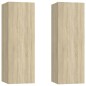 vidaXL TV-Schränke 2 Stk. Sonoma-Eiche 30,5x30x90 cm Holzwerkstoff vidaXL TV-Schränke 2 Stk. Sonoma-Eiche 30,5x30x90 cm Holzwerkstoff