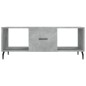 vidaXL Couchtisch Betongrau 102x50x40 cm Holzwerkstoff vidaXL Couchtisch Betongrau 102x50x40 cm Holzwerkstoff