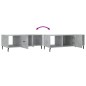 vidaXL Couchtisch Betongrau 102x50x40 cm Holzwerkstoff vidaXL Couchtisch Betongrau 102x50x40 cm Holzwerkstoff