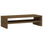 vidaXL Monitorständer Honigbraun (52-101)x22x14 cm Massivholz Kiefer vidaXL Monitorständer Honigbraun (52-101)x22x14 cm Massivholz Kiefer