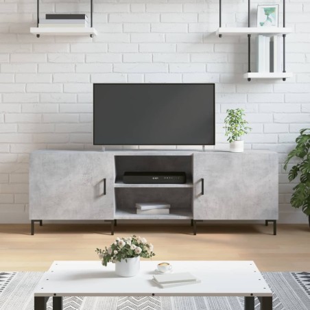vidaXL TV-Schrank Betongrau 150x30x50 cm Holzwerkstoff