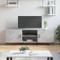vidaXL TV-Schrank Betongrau 150x30x50 cm Holzwerkstoff vidaXL TV-Schrank Betongrau 150x30x50 cm Holzwerkstoff