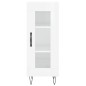 vidaXL Sideboard Hochglanz-Weiß 34,5x34x90 cm Holzwerkstoff vidaXL Sideboard Hochglanz-Weiß 34,5x34x90 cm Holzwerkstoff